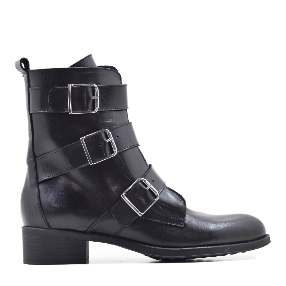 BOTIN CA-1900 EN PIEL KRUST NEGRO