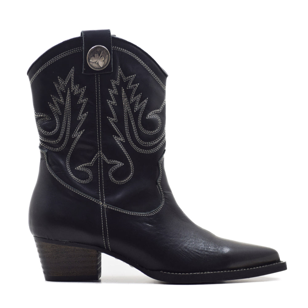 BOTIN CA-1608 EN PIEL MARSELLA NEGRO