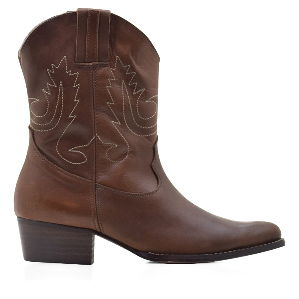 BOTIN CA-1608 EN PIEL MARSELLA HABANO