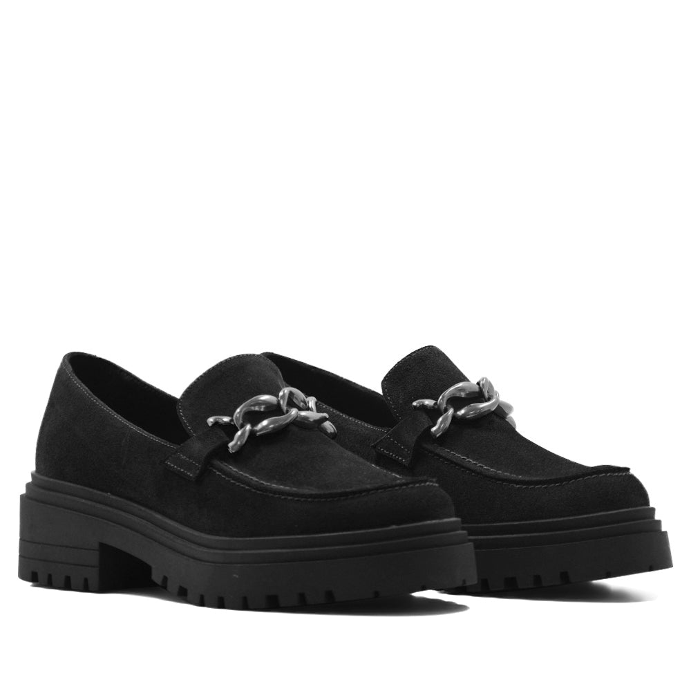 ZAPATO CA-1938 SERRAJE NEGRO