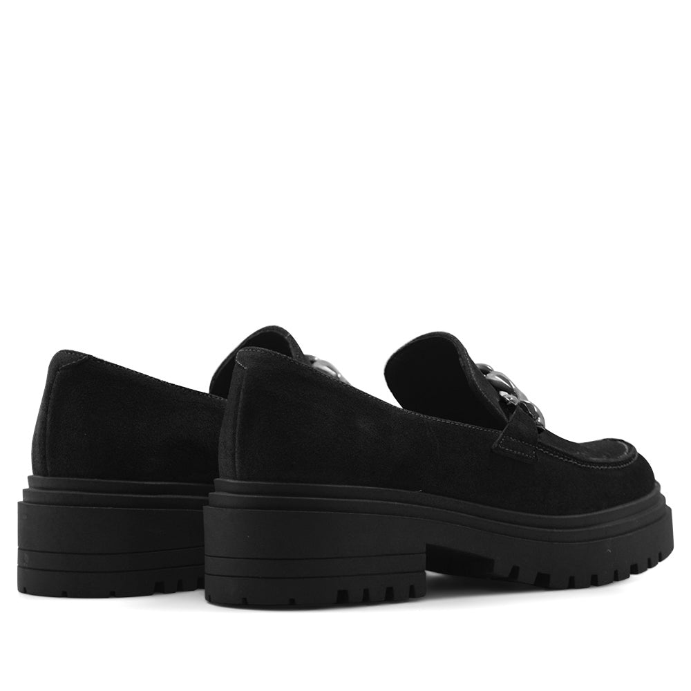 ZAPATO CA-1938 SERRAJE NEGRO