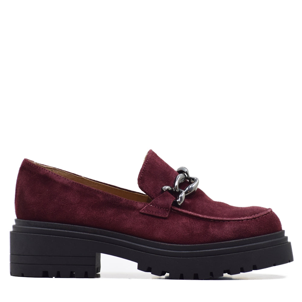 ZAPATO CA-1938 SERRAJE BURDEOS