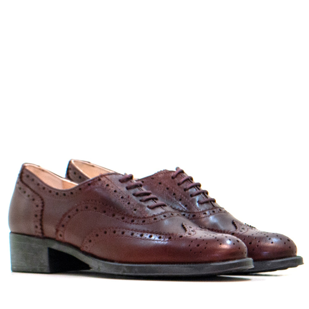 ZAPATO BLUCHER CA-836 KRUST BURDEOS