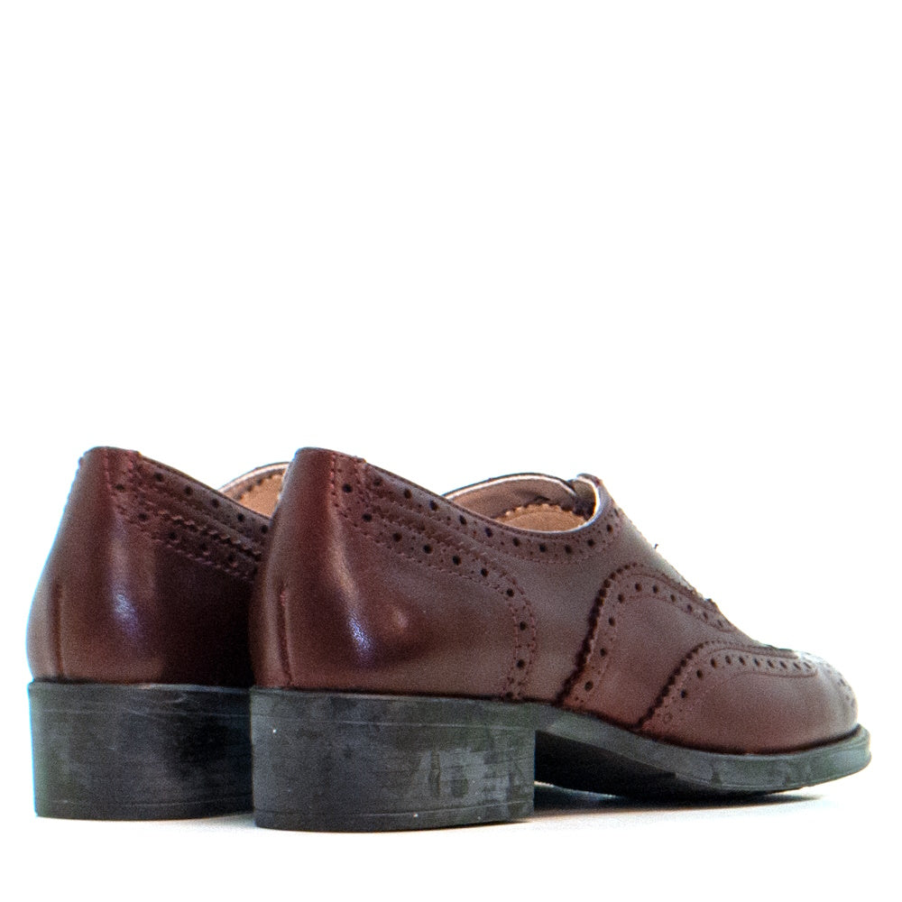 ZAPATO BLUCHER CA-836 KRUST BURDEOS